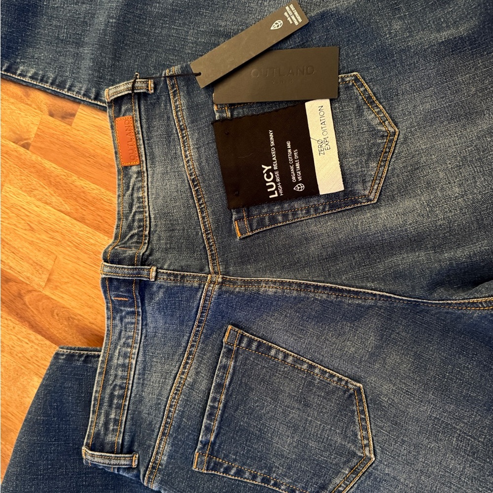 Outland Denim High Rise Relaxed Skinny Jeans